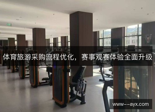 体育旅游采购流程优化，赛事观赛体验全面升级